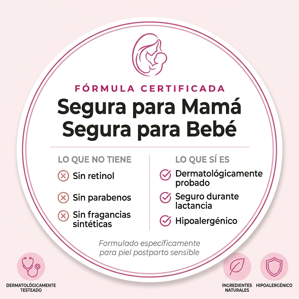 (5 Meses - Panza, Muslos y Busto) Tratamiento Barmino® Personalizado Antiestrias y Flacidez Postparto + Guia Masaje Drenante para Grasa Abdominal + Potenciador Dermico Resultados 3X Más Rápido + Acceso Comunidad Mamás Barmino