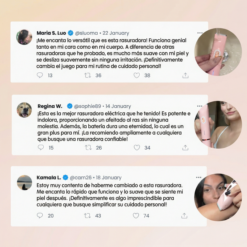 Rasuradora Barmino Bikini Triki®  — Sin granitos, sin irritación.